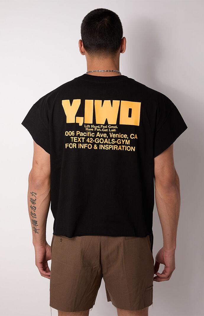 YIWO Mens Big Boy Club Cap Cropped T-Shirt Product Image