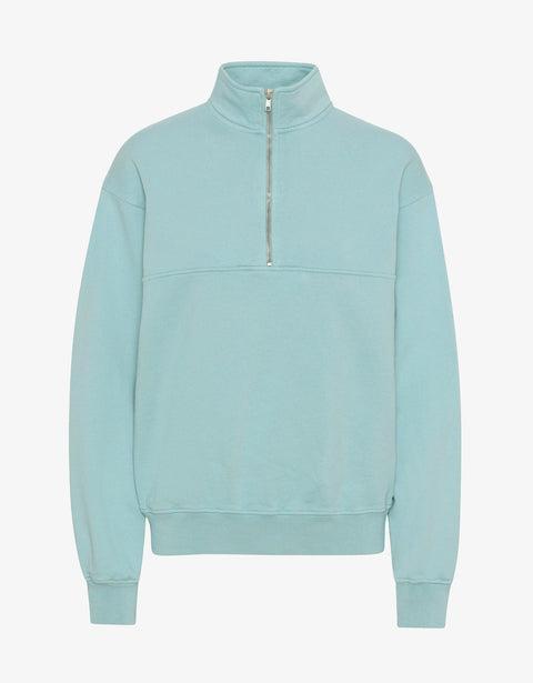 Organic Quarter Zip - Limestone Grey Product Image