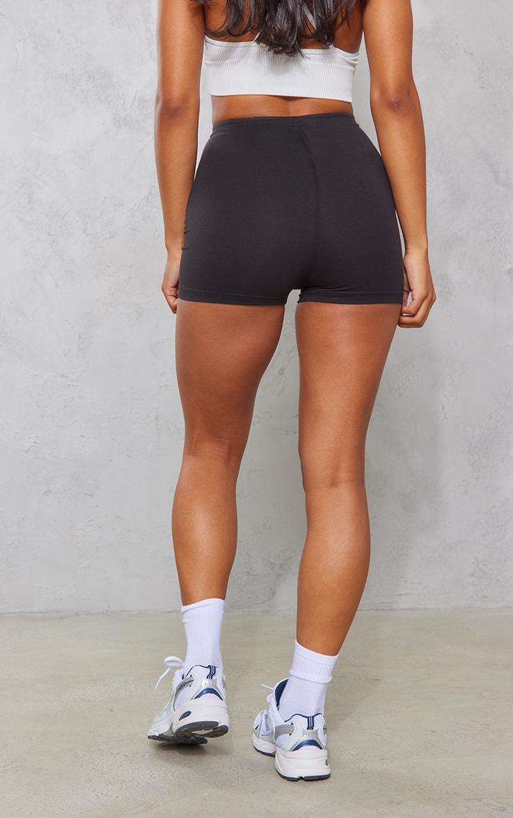 Black and Grey Jersey 2 Pack Hot Pants Product Image