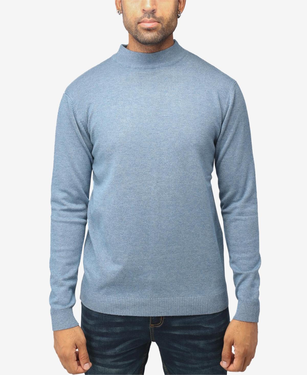 Men's Xray Regular-Fit Mockneck Sweater, Size: 3XL, Brown Product Image