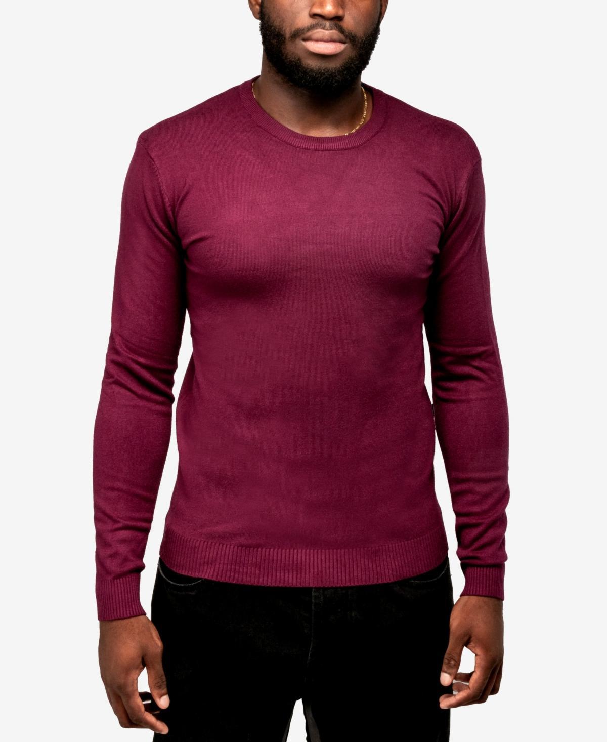 Men's Xray Fitted Crewneck Top, Size: XL, Purple Product Image