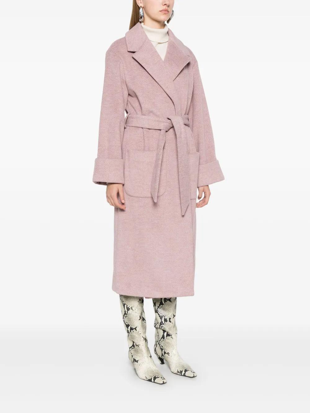 belted coat  Product Image