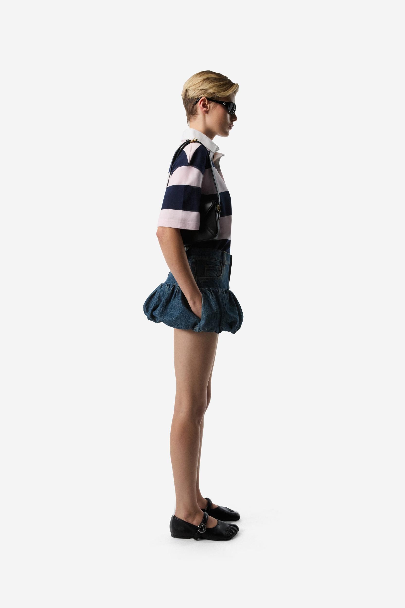 Striped Polo Top Product Image