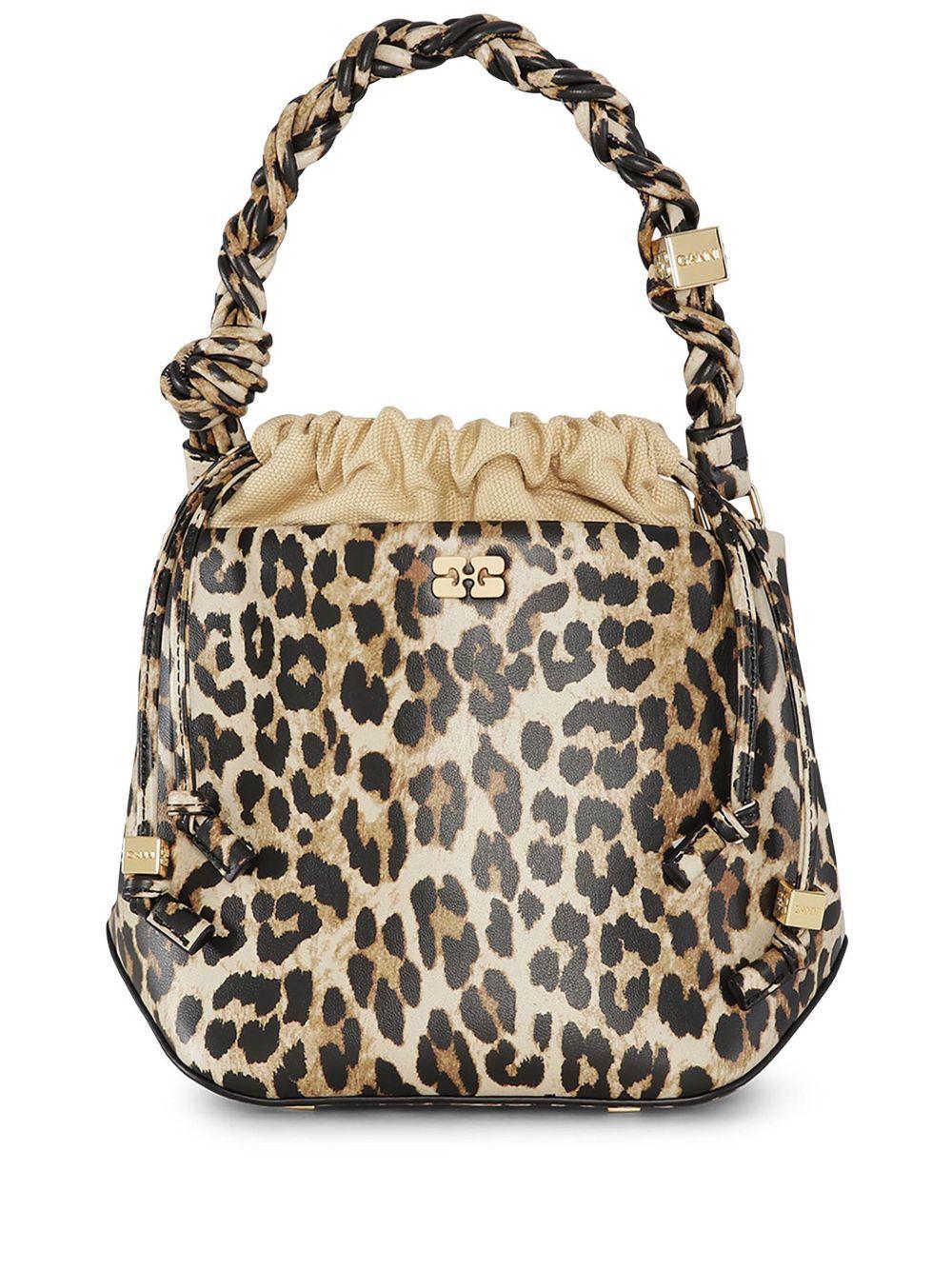 Bou leopard-print bucket bag Product Image