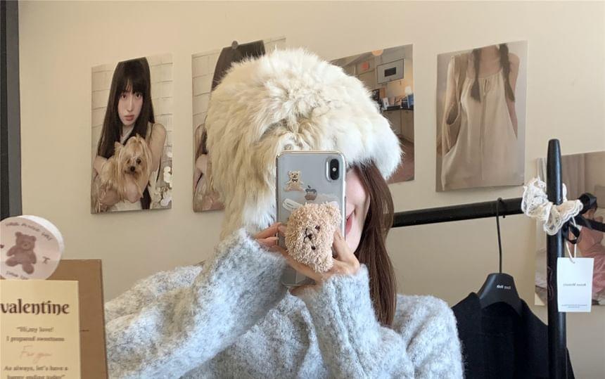 Round Neck Cardigan Product Image