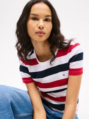 Multicolor Rugby Stripe T-Shirt Product Image