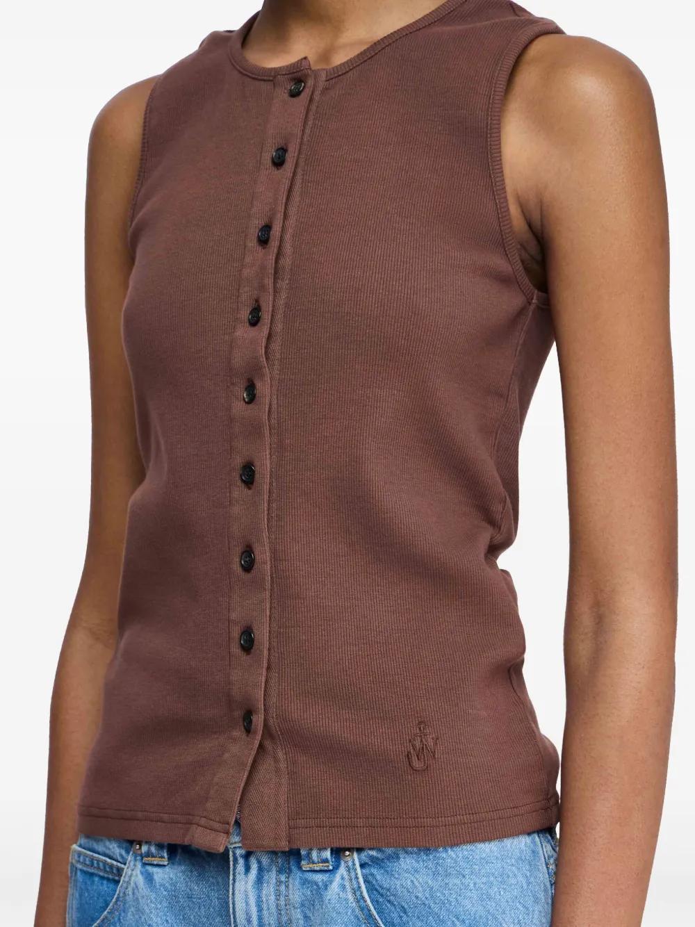 fine-ribbed tank top Product Image