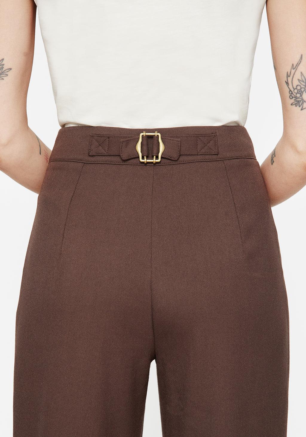 Marwood Acorn Embroidered Button Up Waist Balloon Trouser Product Image