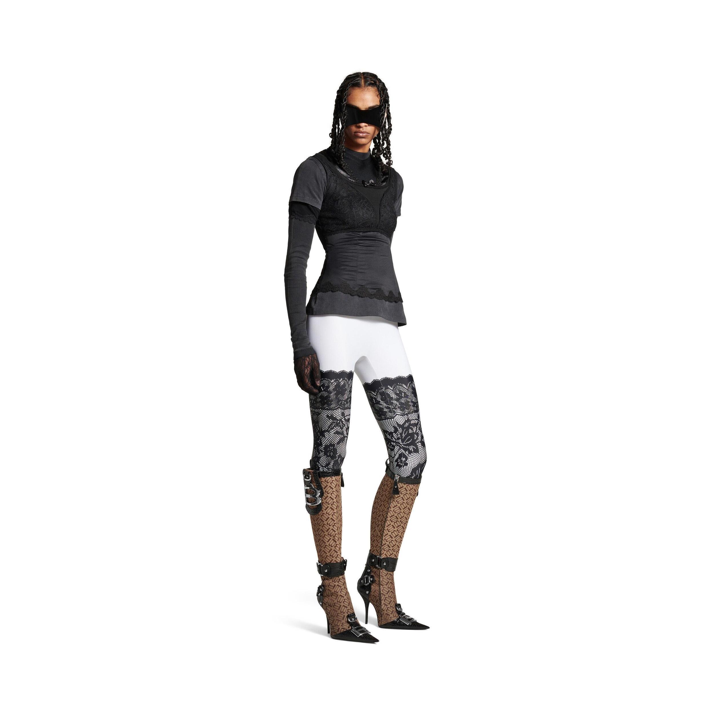 Women's Layered Top in Black Product Image