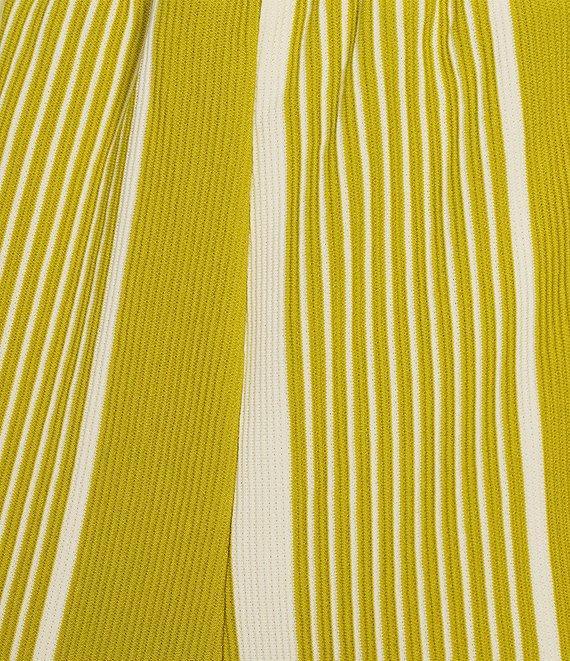 Skies Are Blue Coordinating Stripe Print High Waisted Wide Leg Pants Product Image