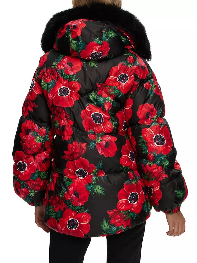 Apres-Ski Jacket with Detachable Toscana Shearling Lamb Hood Trim Product Image