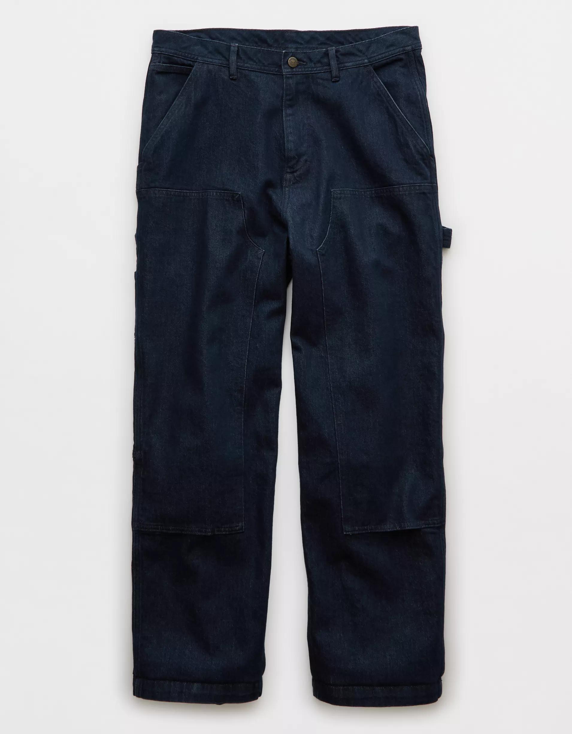 Timberland x AE Wide-Leg Denim Work Pant Product Image