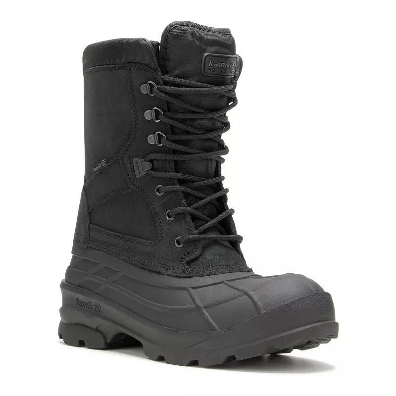 Kamik Nationplus Men's Waterproof Winter Boots, Size: 8, Black Product Image