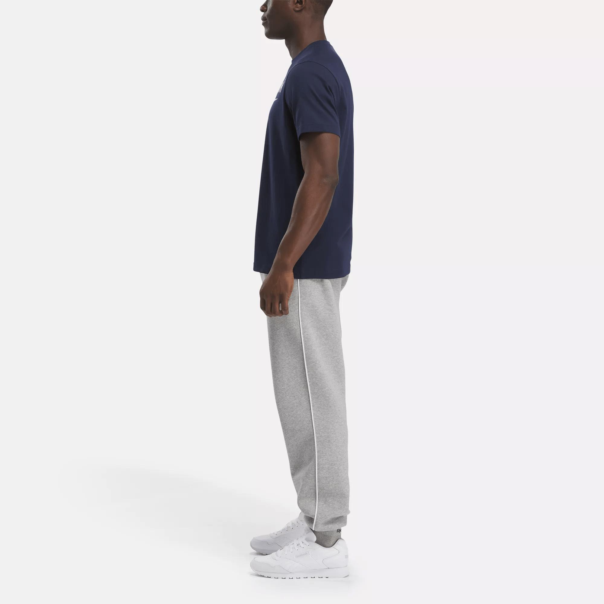Men's Reebok Identity Big Stacked Logo T-Shirt Product Image