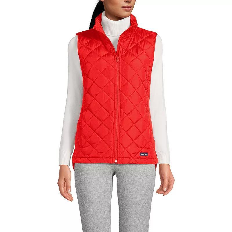 Women's Lands' End Insulated Vest, Size: XL, Subtle Blue Product Image