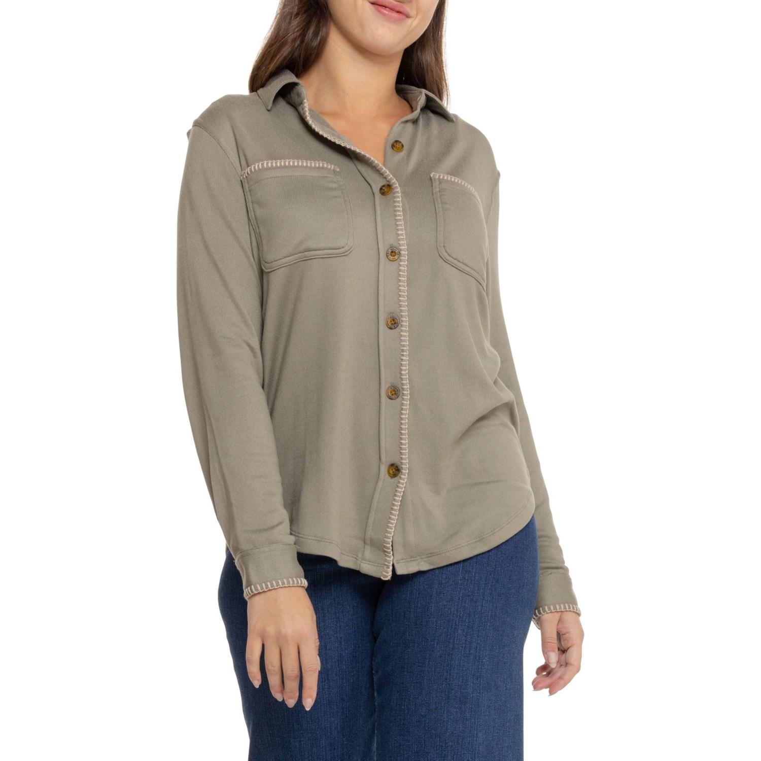 C&C California Marina Whip-Stitch Knit Shirt - Long Sleeve Product Image