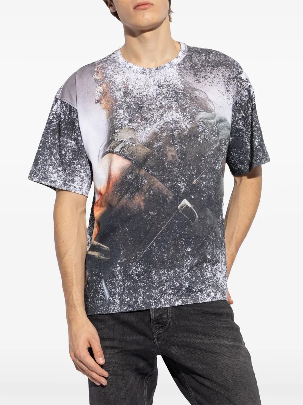 graphic-print cotton T-shirt Product Image