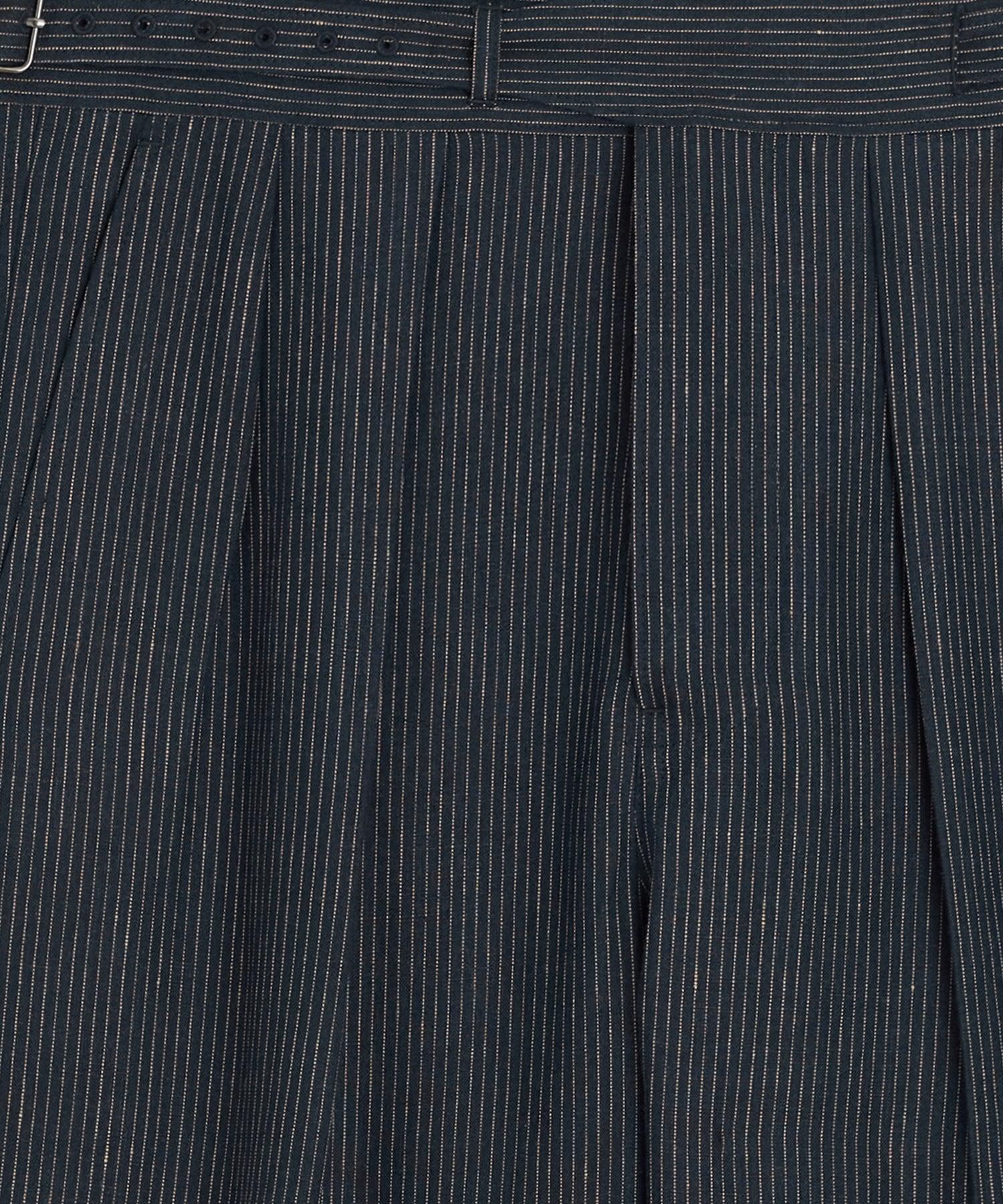 Irish Linen Striped Gurkha Trouser Product Image