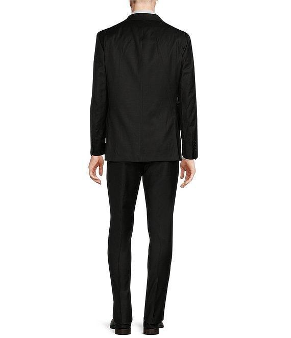 Hickey Freeman Modern Fit Flat Front Solid 2-Piece Suit Product Image