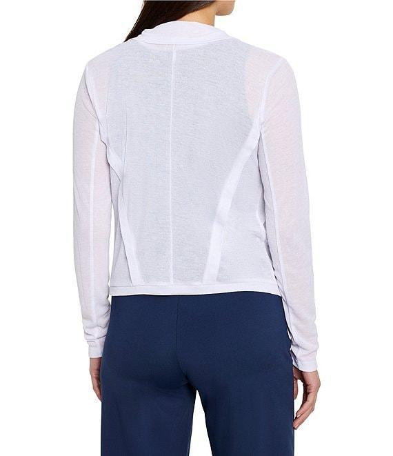 NIC + ZOE Gauzy Snap Front Long Sleeve Cardigan Product Image