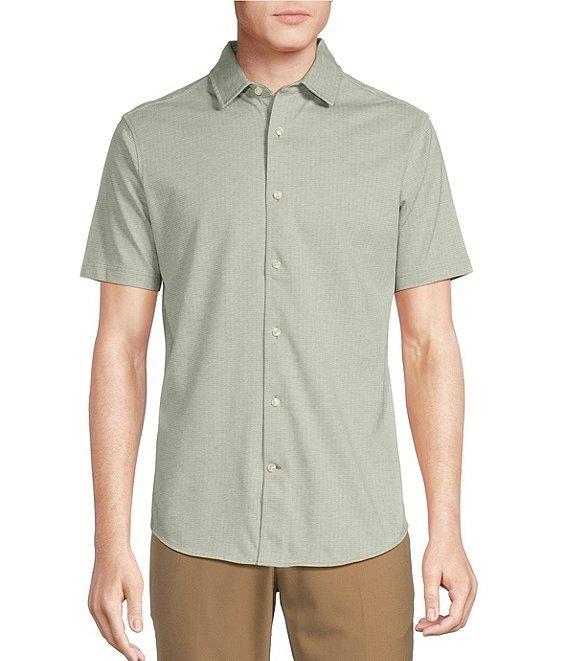 Daniel Cremieux Signature Label Solid Coat Front Pima Knit Shirt Product Image