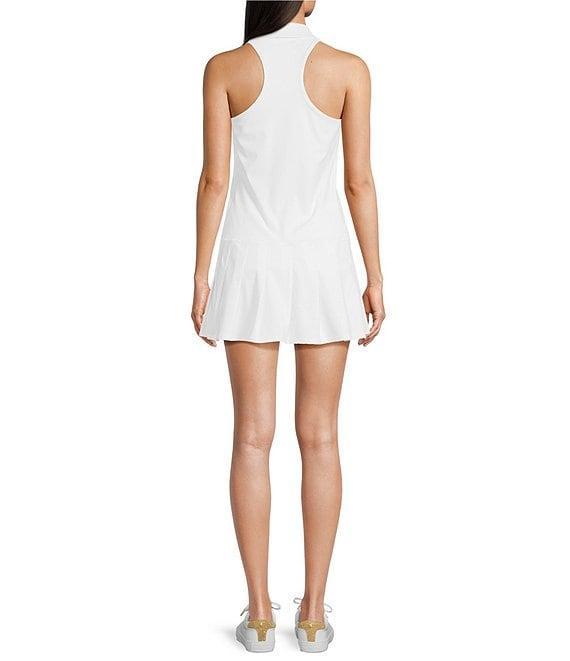 Lilly Pulitzer Dania Powerstretch Point Collar Sleeveless Pleated Dress Product Image