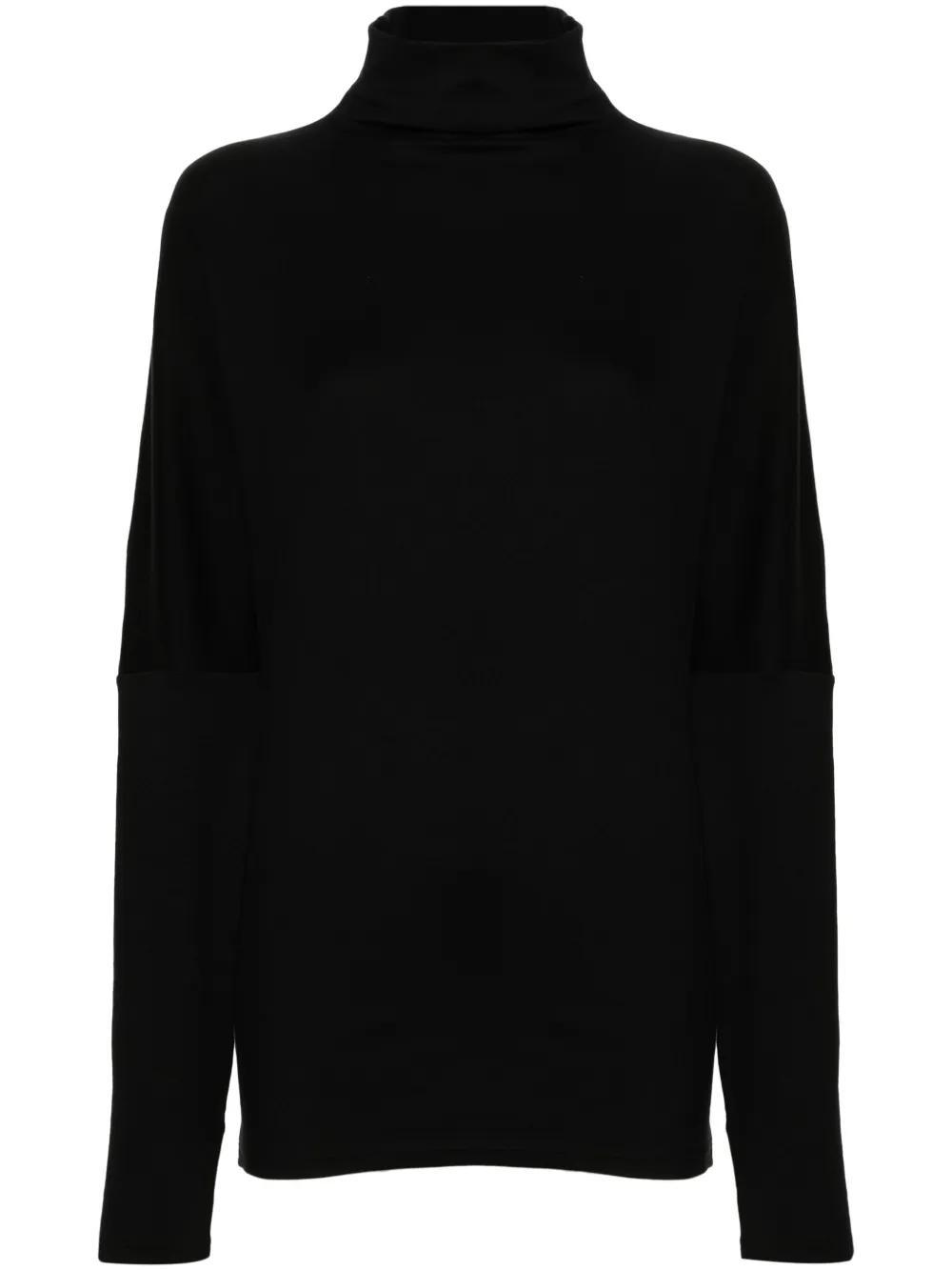 FABIANA FILIPPI High Neck Sweater In Black   Product Image