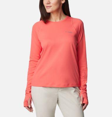 Columbia Summit Valley Long Sleeve Crew (Juicy) Women's Clothing Product Image