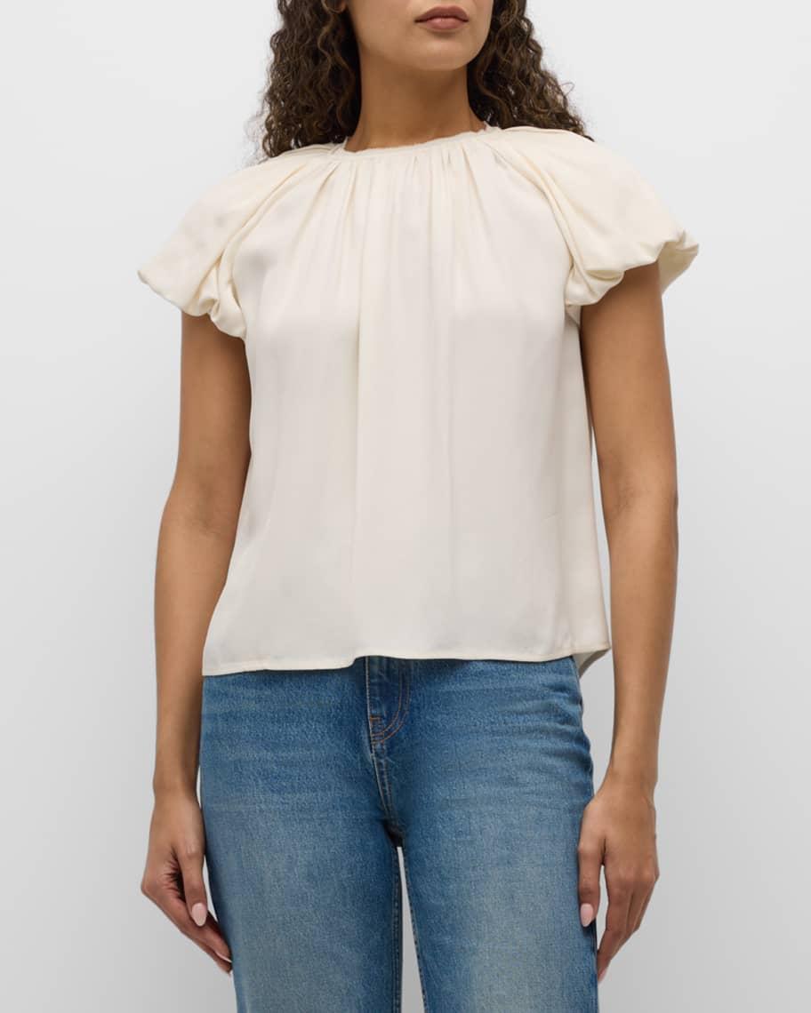 Astra Short Puff-Sleeve Top Product Image