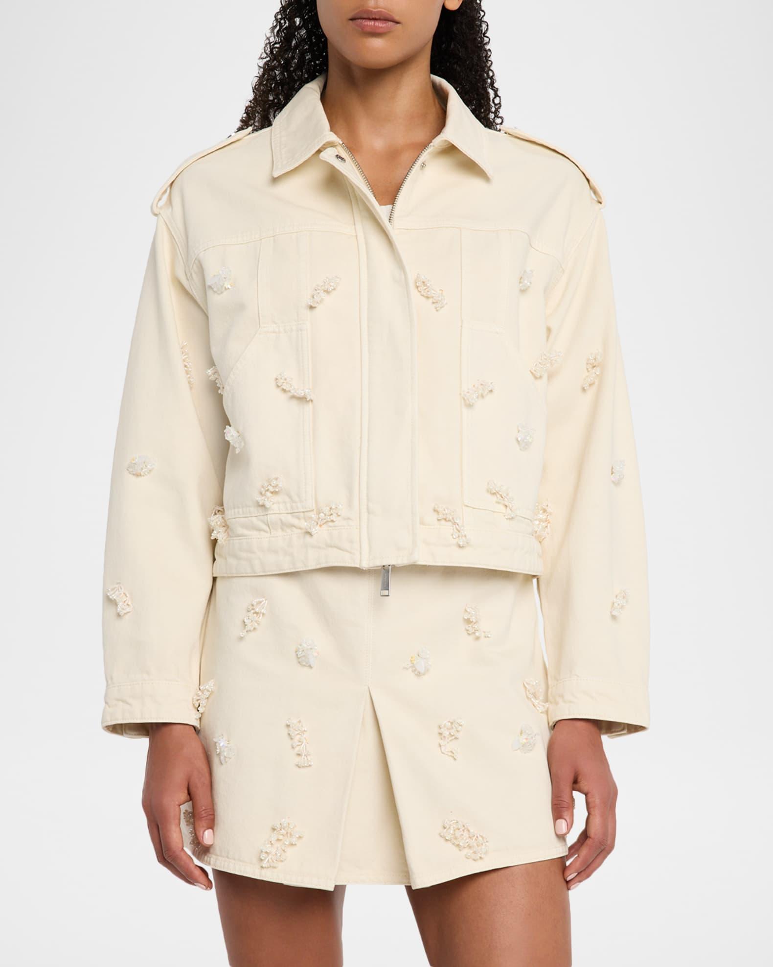 Floral Denim Jacket Product Image