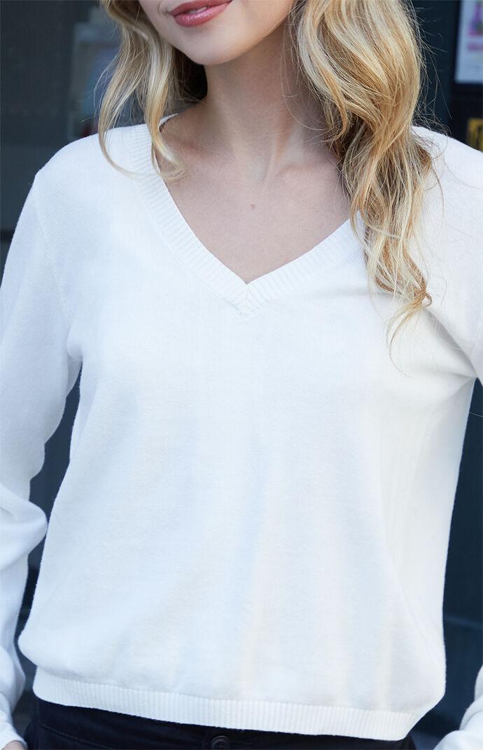 John Galt Women's V-Neck Sweater Product Image