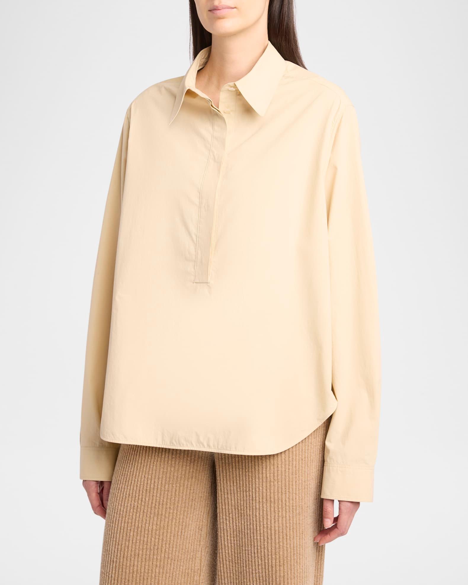 Margan Cotton Collared Shirt Product Image