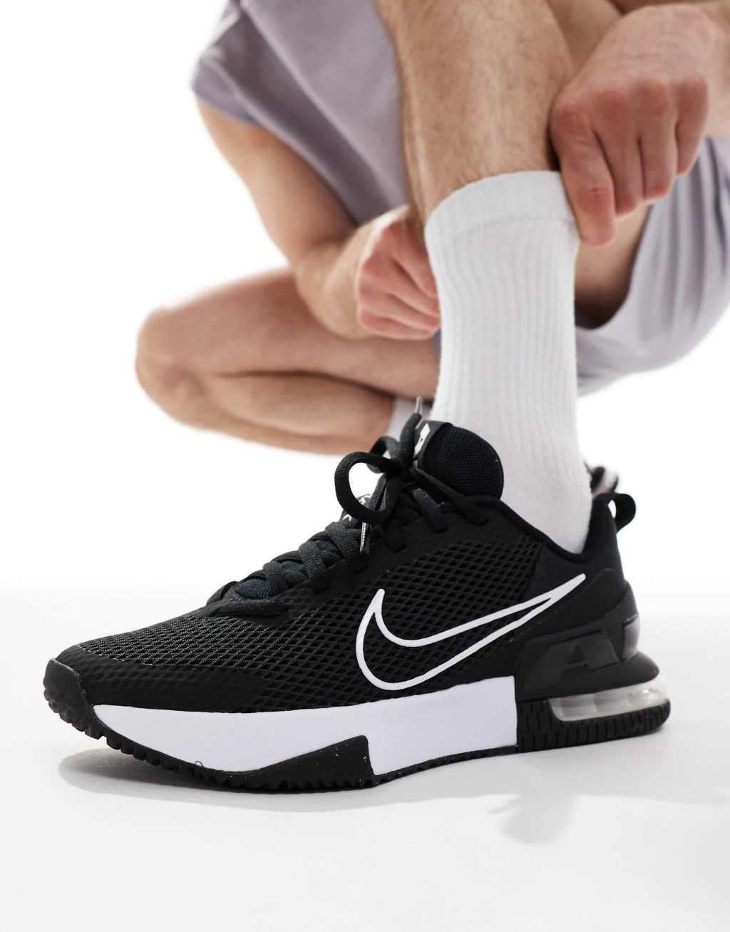 Nike Training Air Max Alpha 6 sneakers in black and white Product Image
