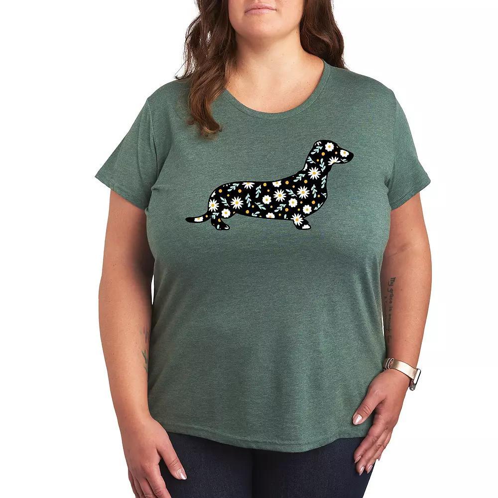 Plus Dr. Seuss Grumpy Grinch Face Graphic Tee, Women's, Size: 2XL, Green Product Image