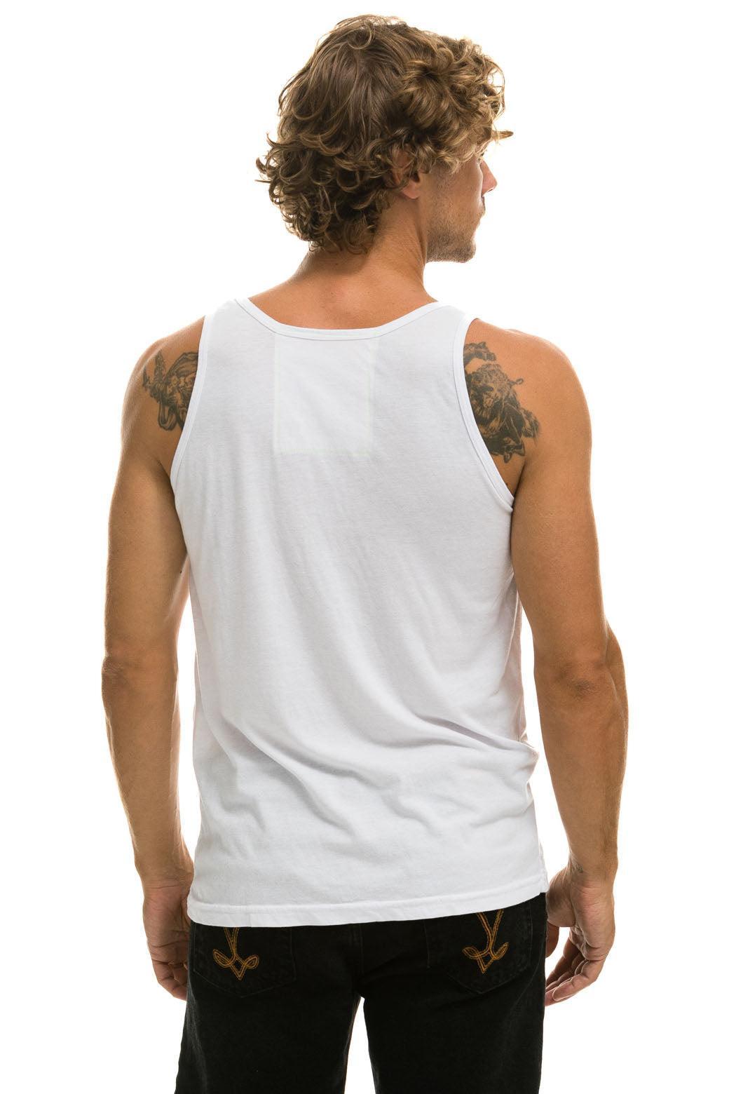 MEN'S BOLT TANK - WHITE Male Product Image