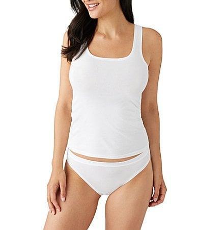 Wacoal Understated Square Neck Cotton Tank Product Image