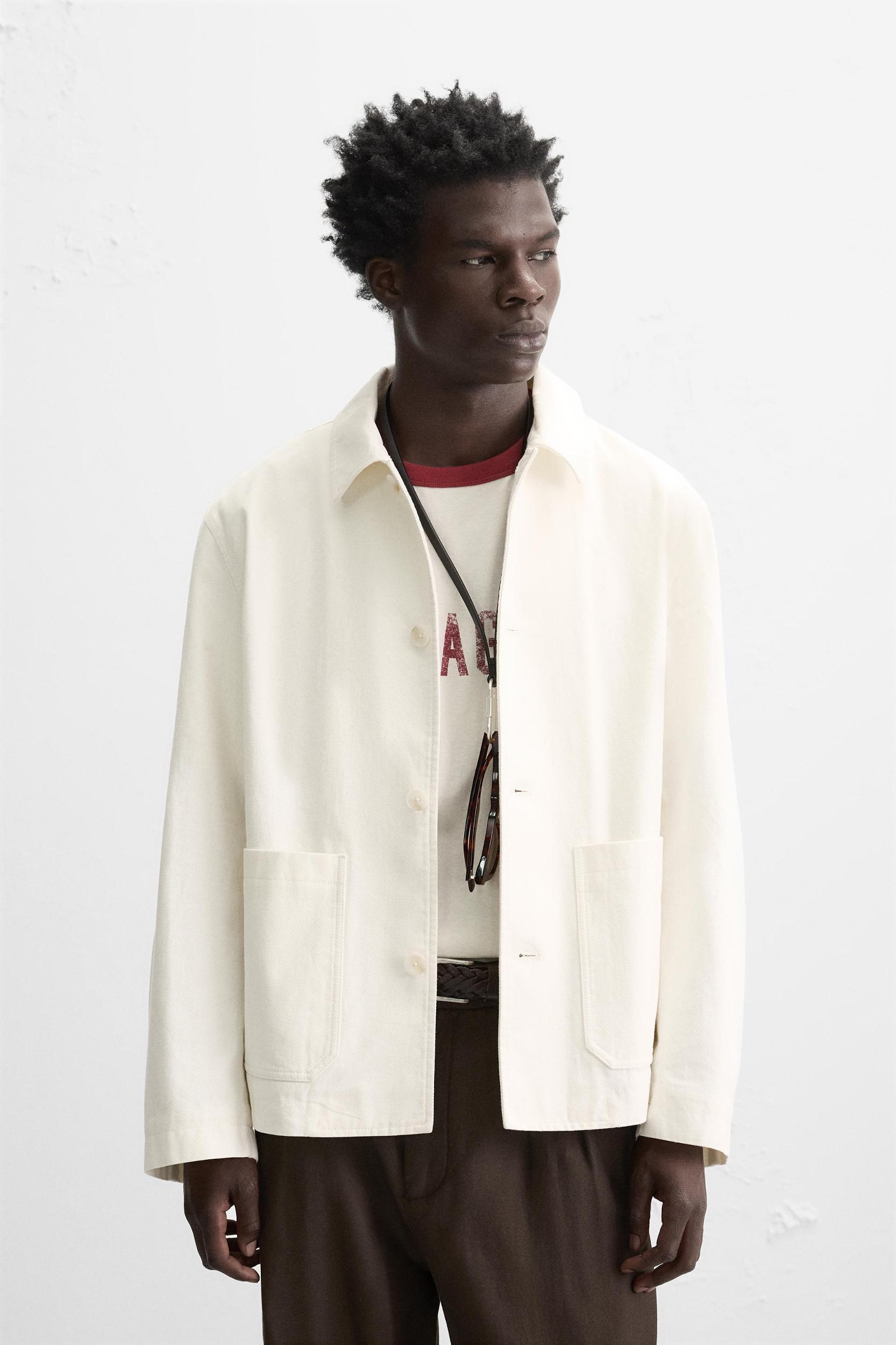 REGULAR FIT POCKET OVERSHIRT Product Image