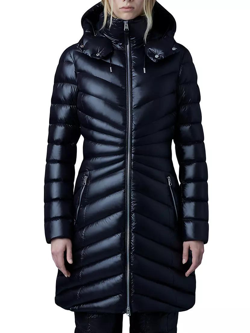 Camea Lustrous Lightweight Down Coat Product Image