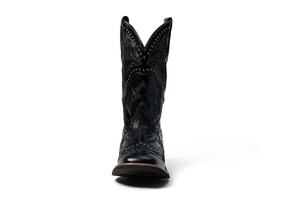 Laredo Eternity Women's Leather Cowboy Boots, Size: 8.5, Black Product Image