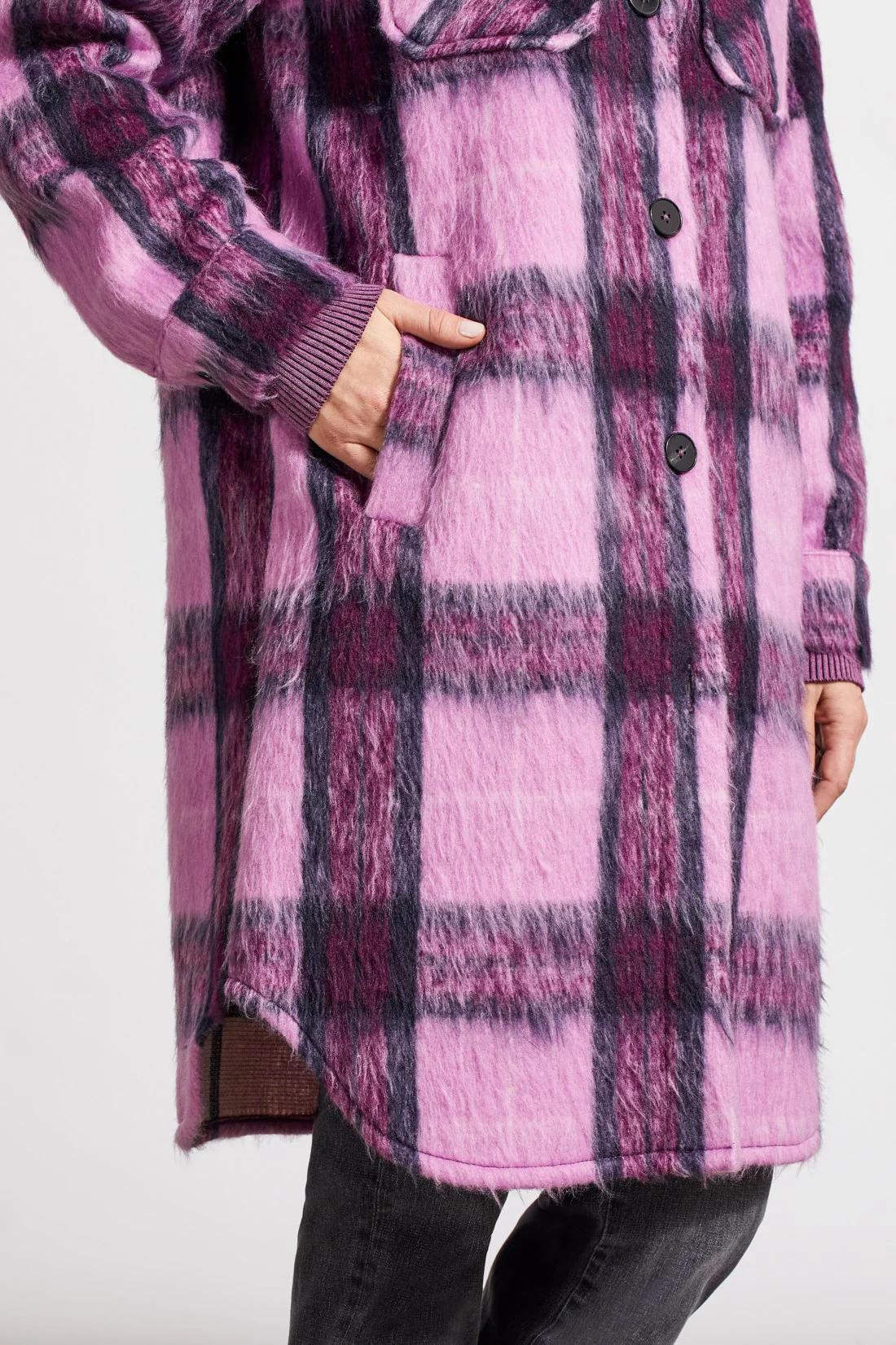 DROP SHOULDER SHACKET/COAT Product Image