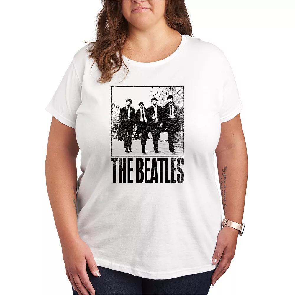 Plus Size The Beatles Vintage Graphic Tee, Womens Product Image