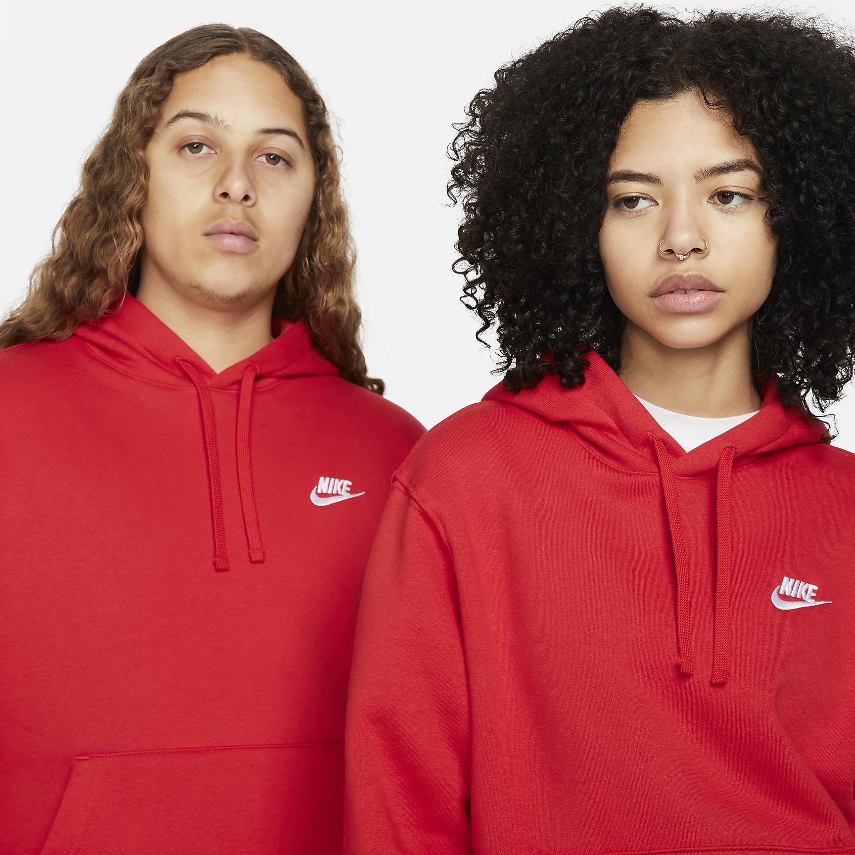 Nike Club Fleece hoodie heather Product Image