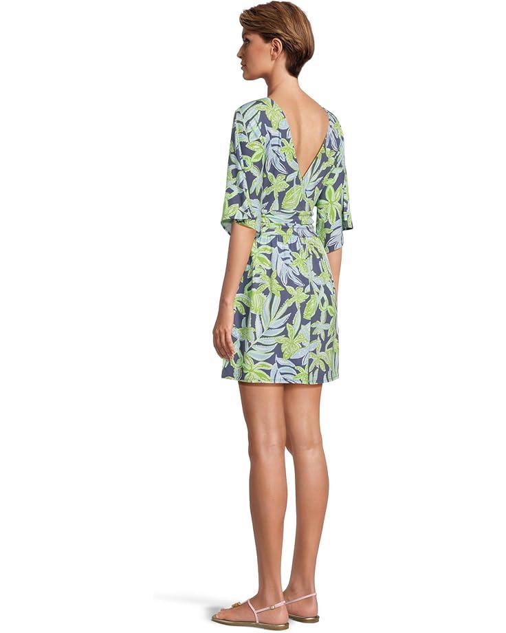 Wisteria Elbow Sleeve V-Neck Product Image