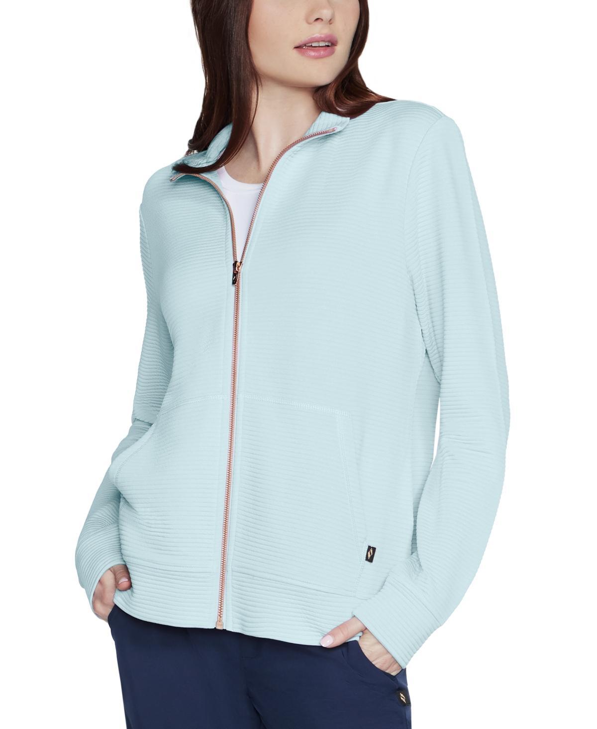 Women's Skechers® GOWALK™ Everywhere Zip-Up Jacket, Size: XL, Blue Iris Product Image