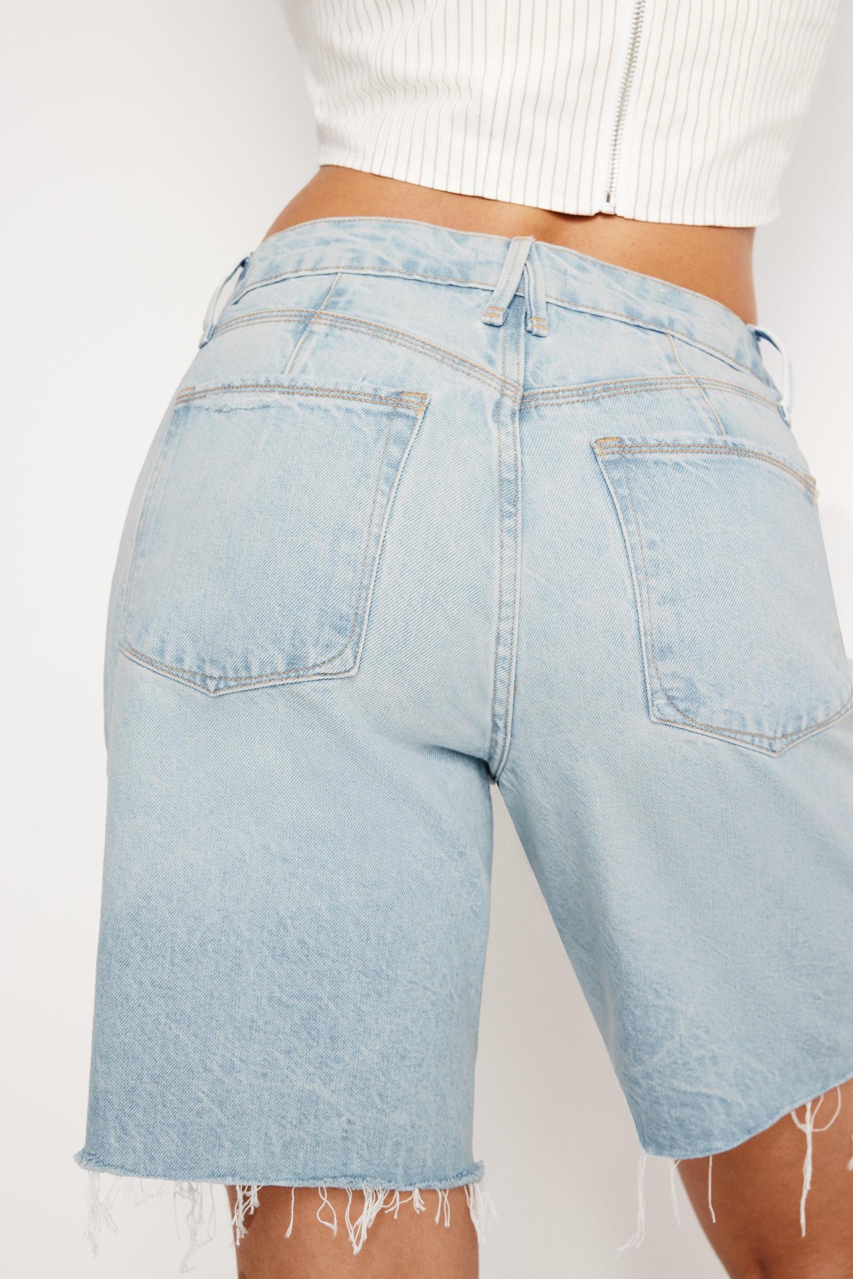 GOOD '90s BERMUDA SHORTS | INDIGO473 Product Image