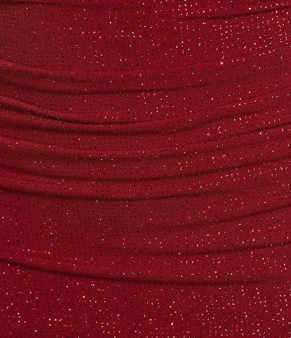 City Vibe Plunge Neck Spaghetti Strap Dress Product Image