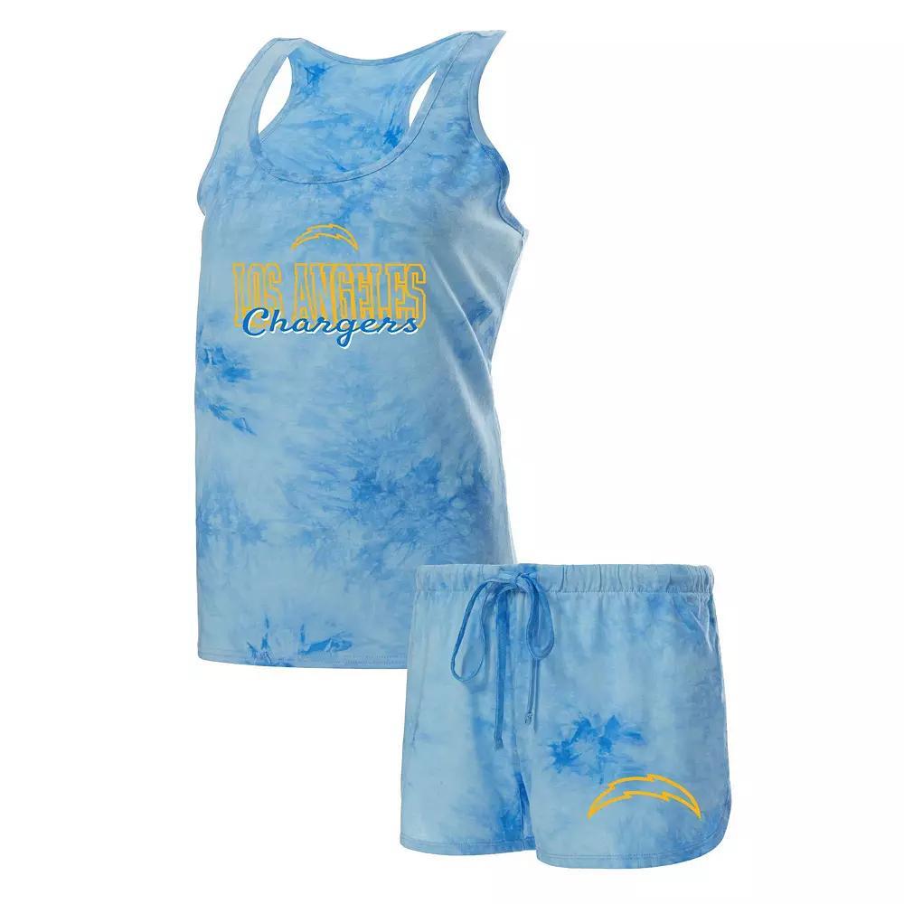 Womens Concepts Sport Blue New York Rangers Billboard Tank Top & Shorts Sleep Set Product Image