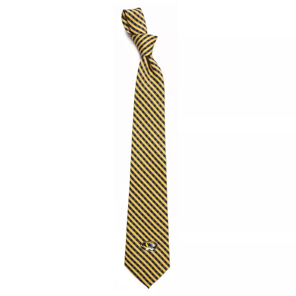 Men's West Virginia Mountaineers Gingham Tie, Team Product Image