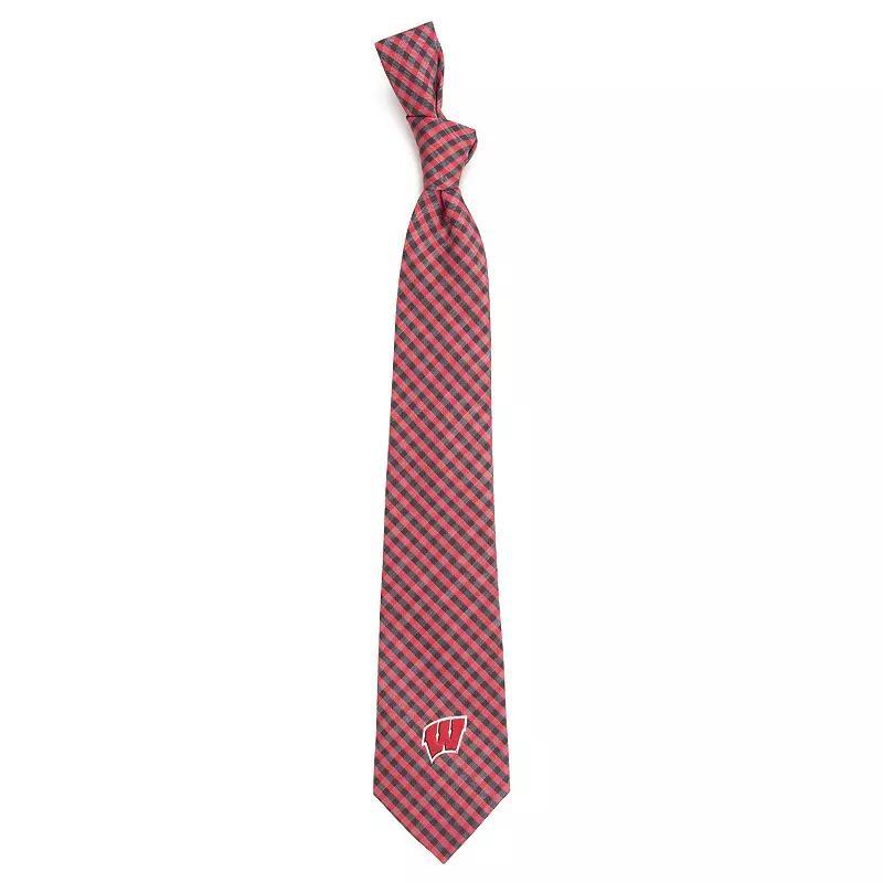 Men's West Virginia Mountaineers Gingham Tie, Team Product Image