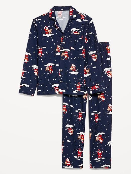 Flannel Pajama Set for Men Product Image